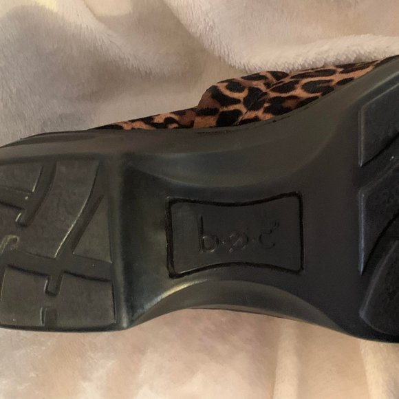 EUC Born b.o.c. leopard print slip on clog size 9.5 - Picture 5 of 5